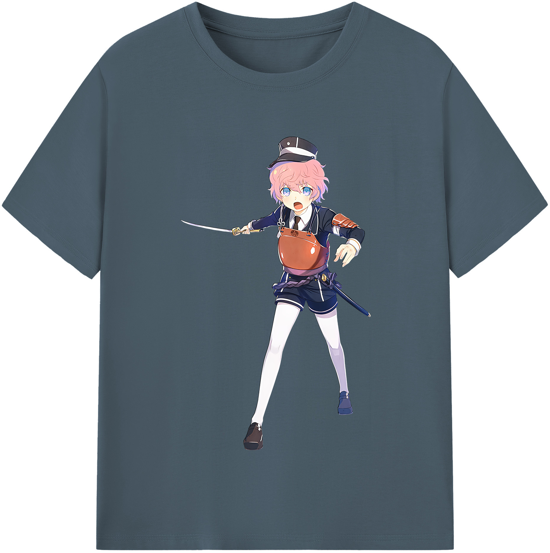（画像用） 刀剣乱舞 Touken Ranbu 綿100％半袖Tシャツ（フロントプリント）